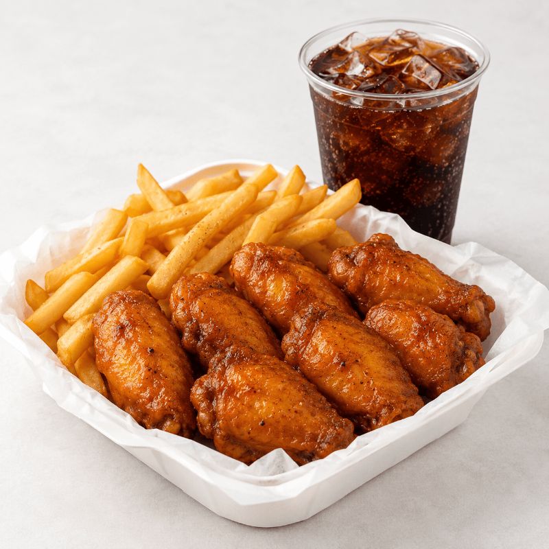 6 Wings Combo 六只鸡翅套餐