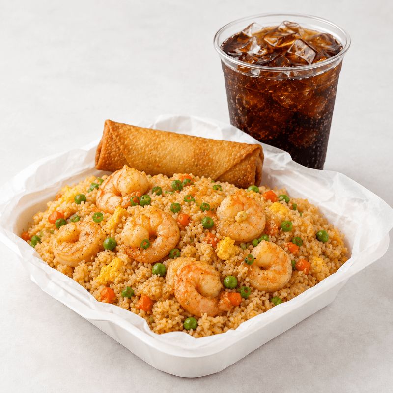 Shrimp Fried Rice Combo 虾炒饭套餐