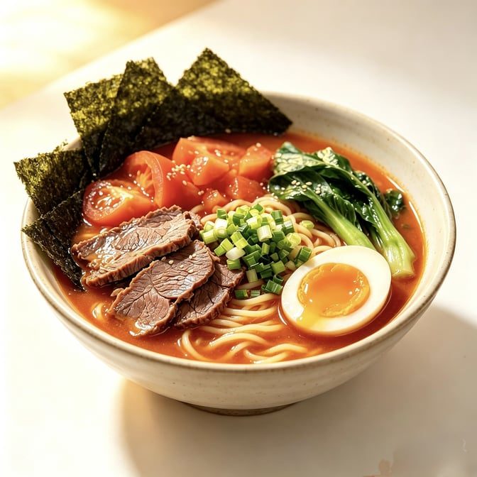 Tomato Beef Ramen